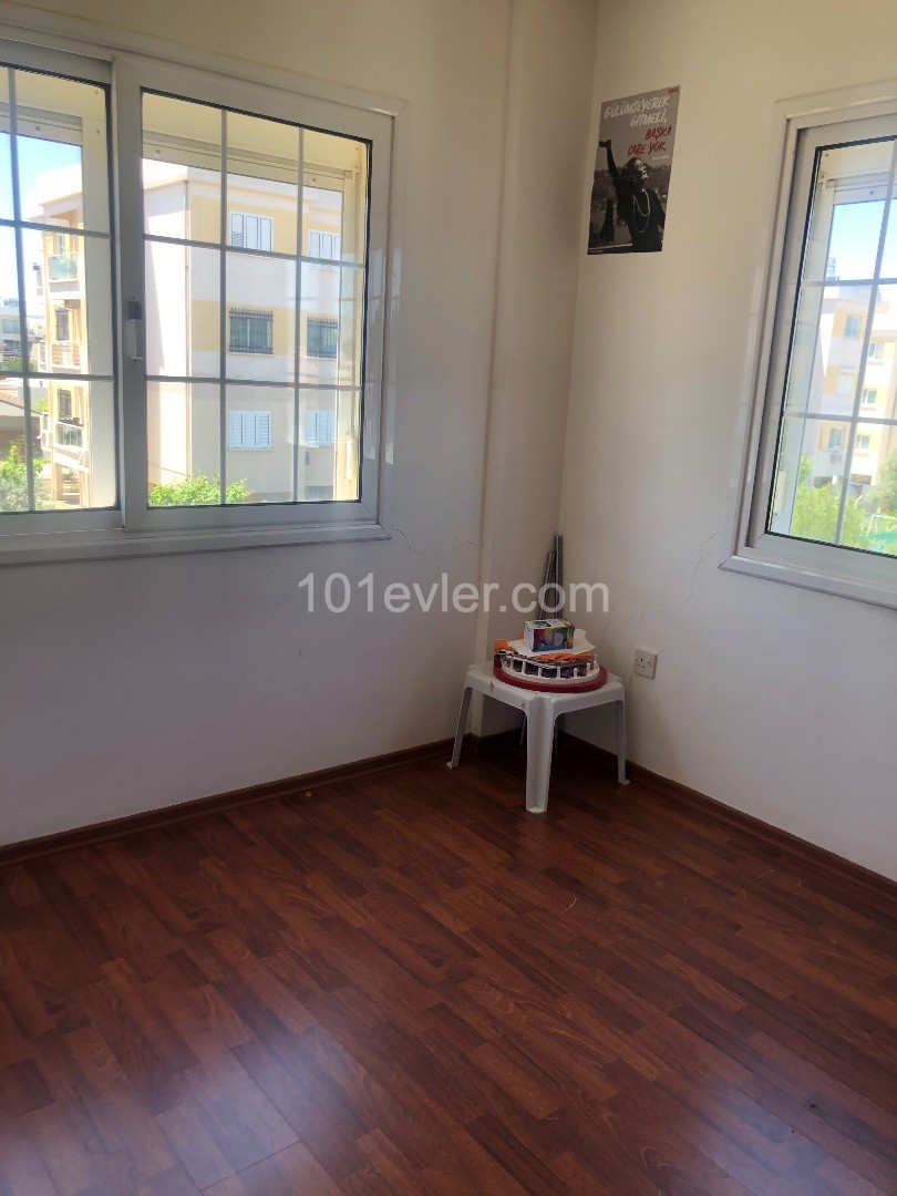 3 + 1 furnished apartment with fireplace for sale in Metehan district ** 