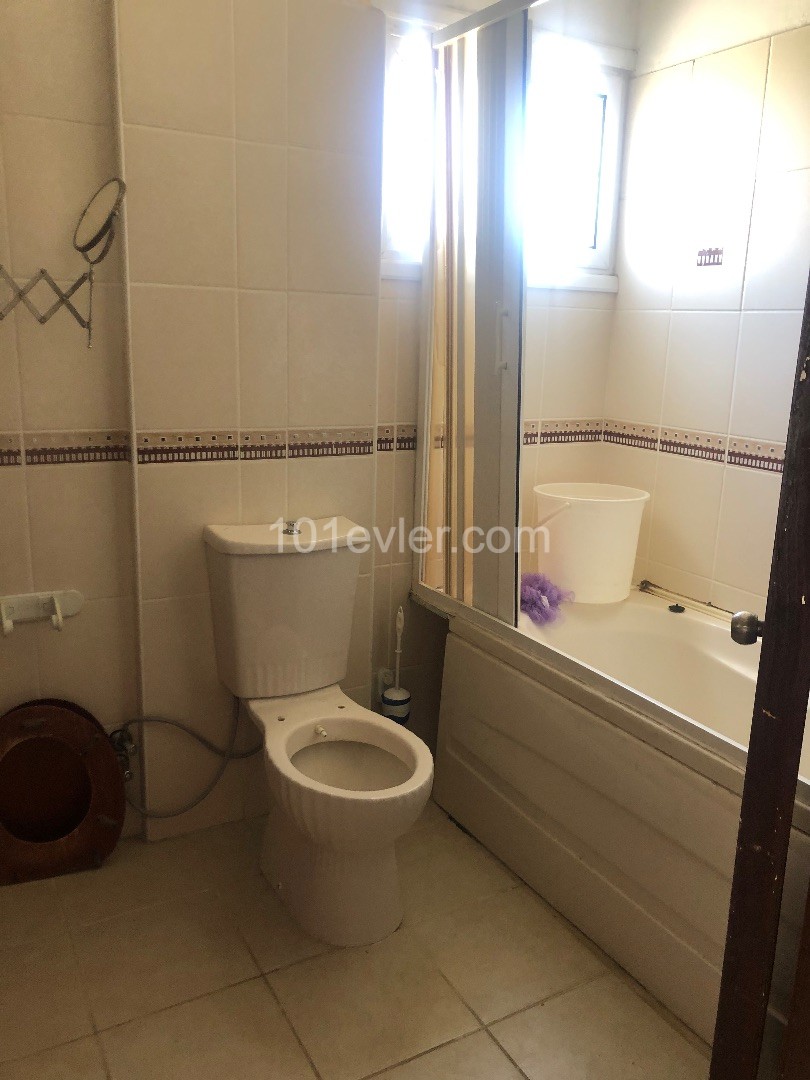 3 + 1 furnished apartment with fireplace for sale in Metehan district ** 