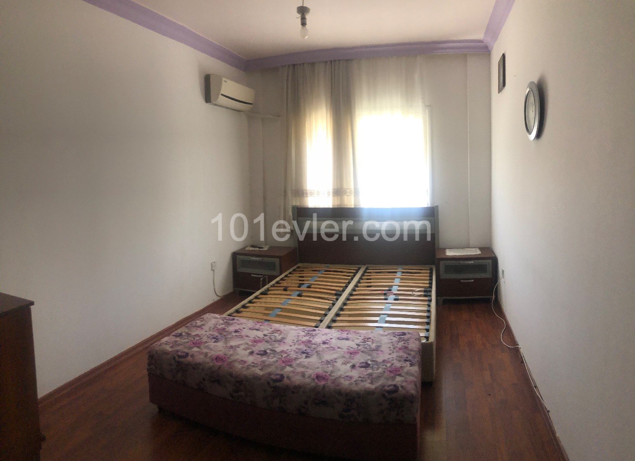 3 + 1 furnished apartment with fireplace for sale in Metehan district ** 