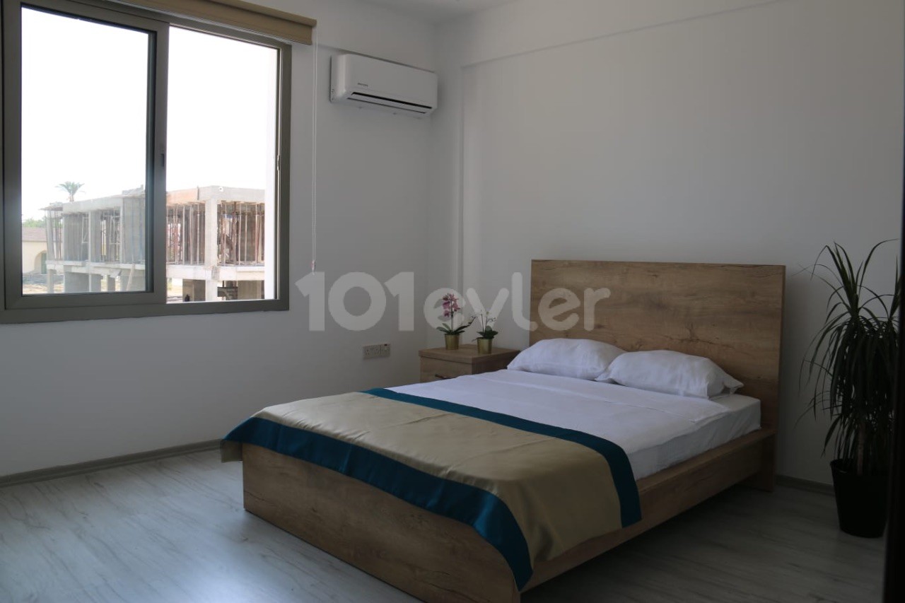 Gönyeli merkezde site içerisinde 2+ 1 lüks kiralık daire