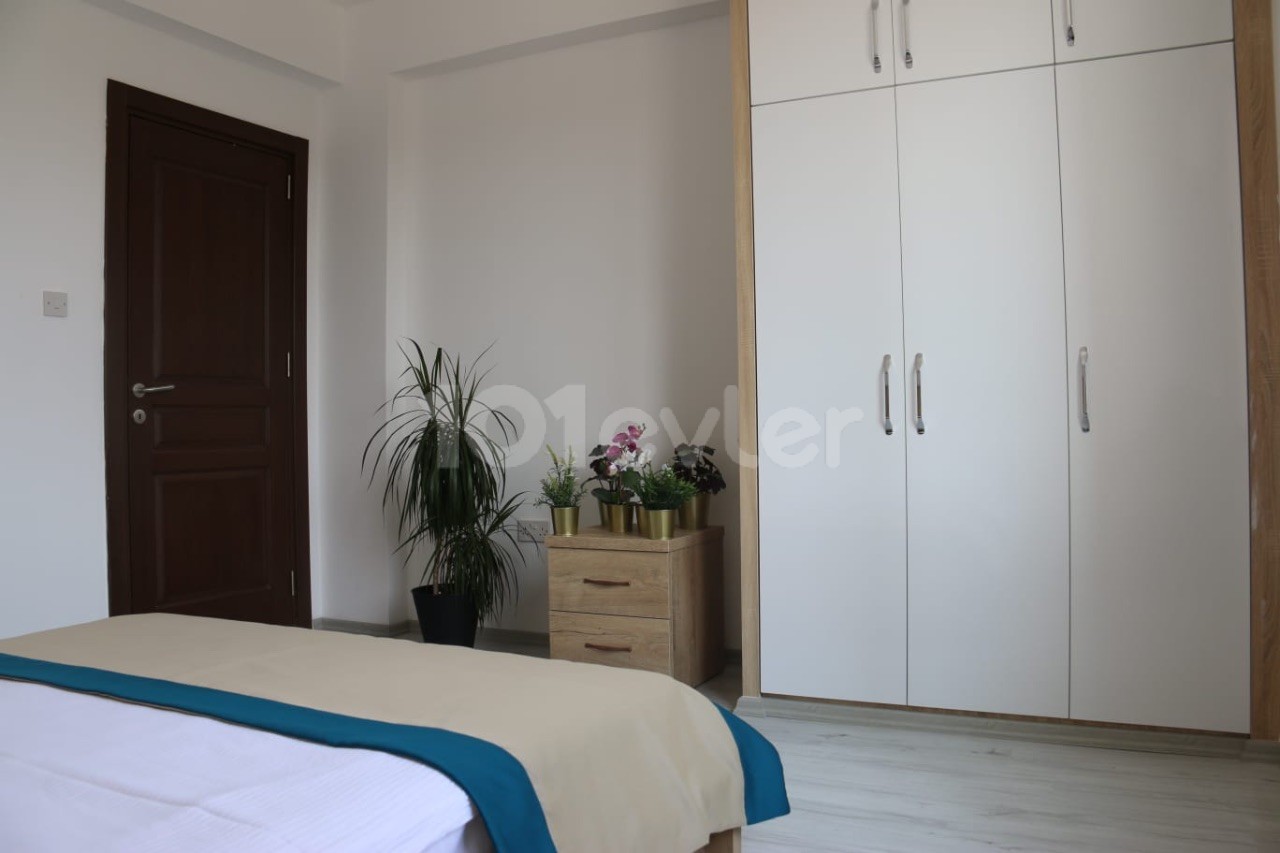 2 + 1 Luxury rental apartment within the site in the center of Gönyeli ** 