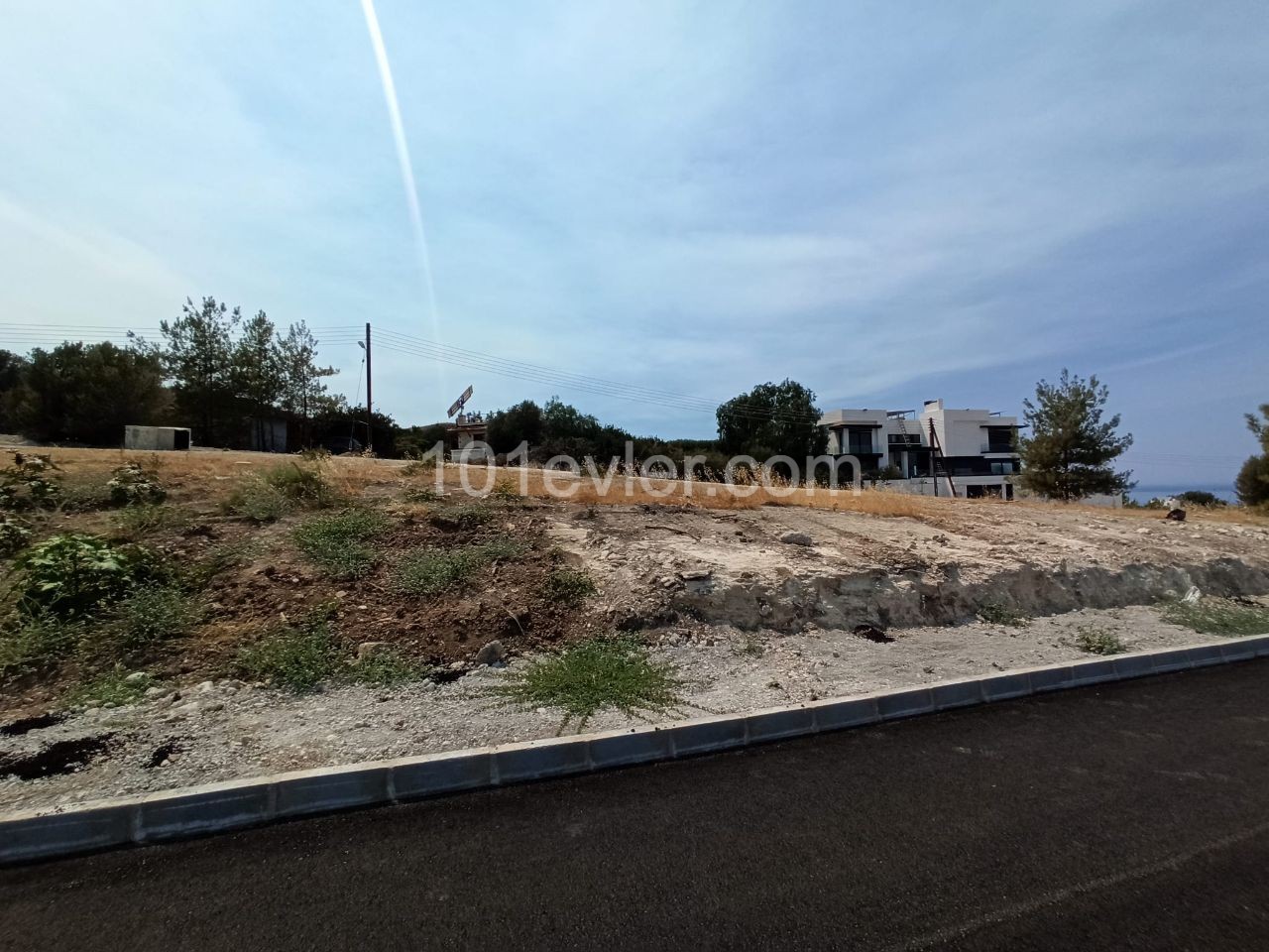 A Plot of Land with a Sea View Made in a Turkish Olive Grove in Kyrenia Dec ** 