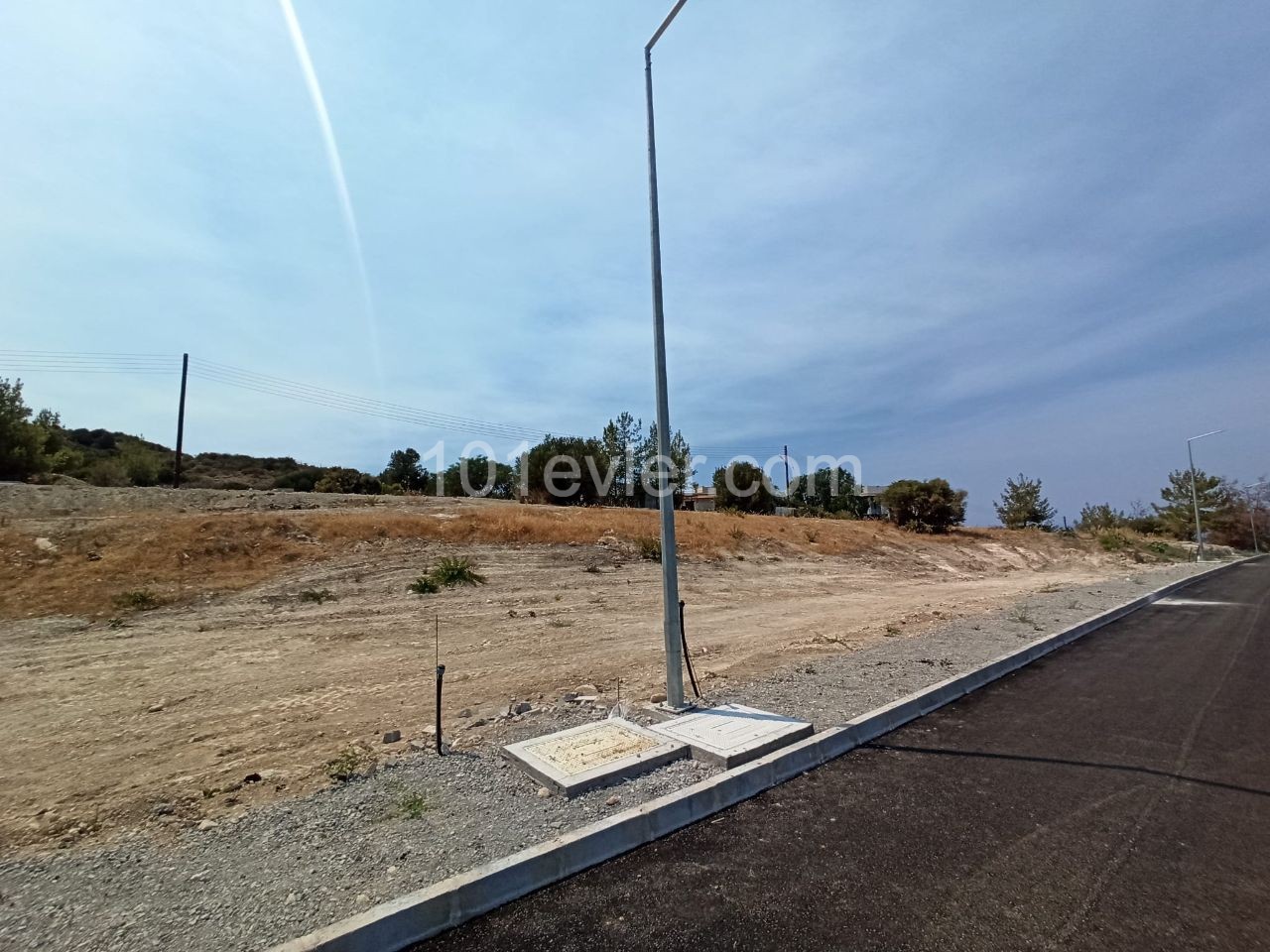 Türkisches Grundstück Mit Meerblick Im Olivenhain Von Kyrenia ** 