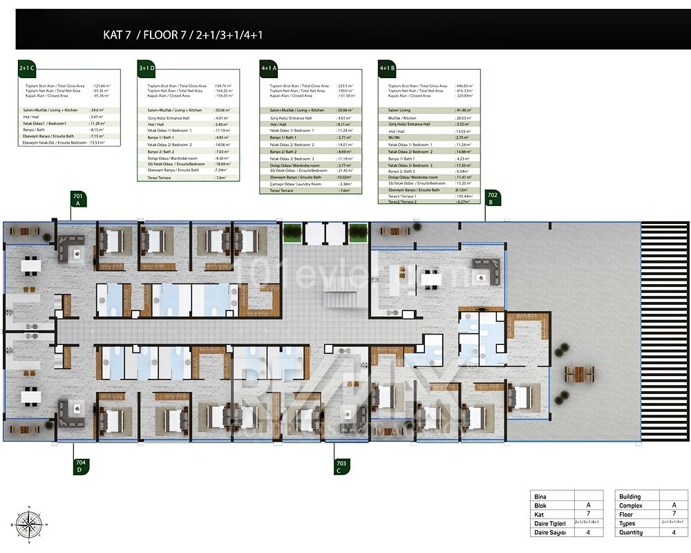 4+1 Apartman Dairesi