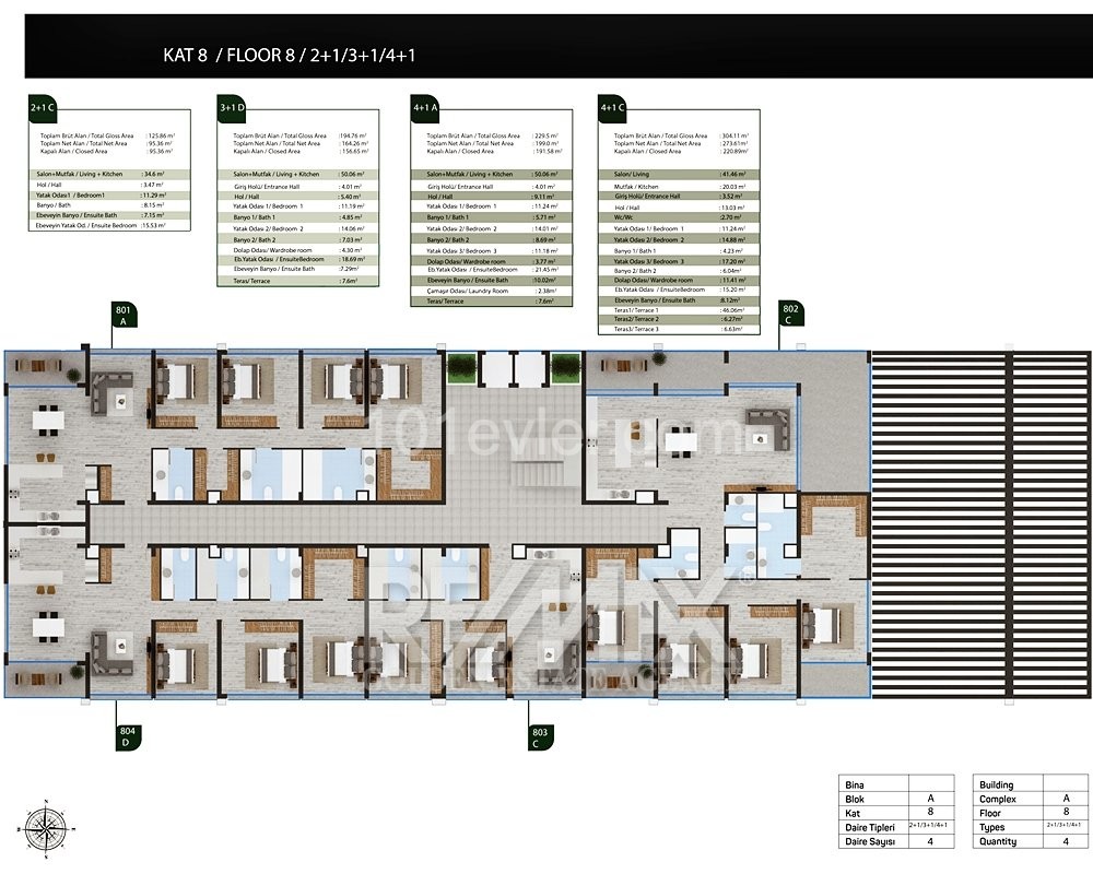 3+1 Apartman Dairesi