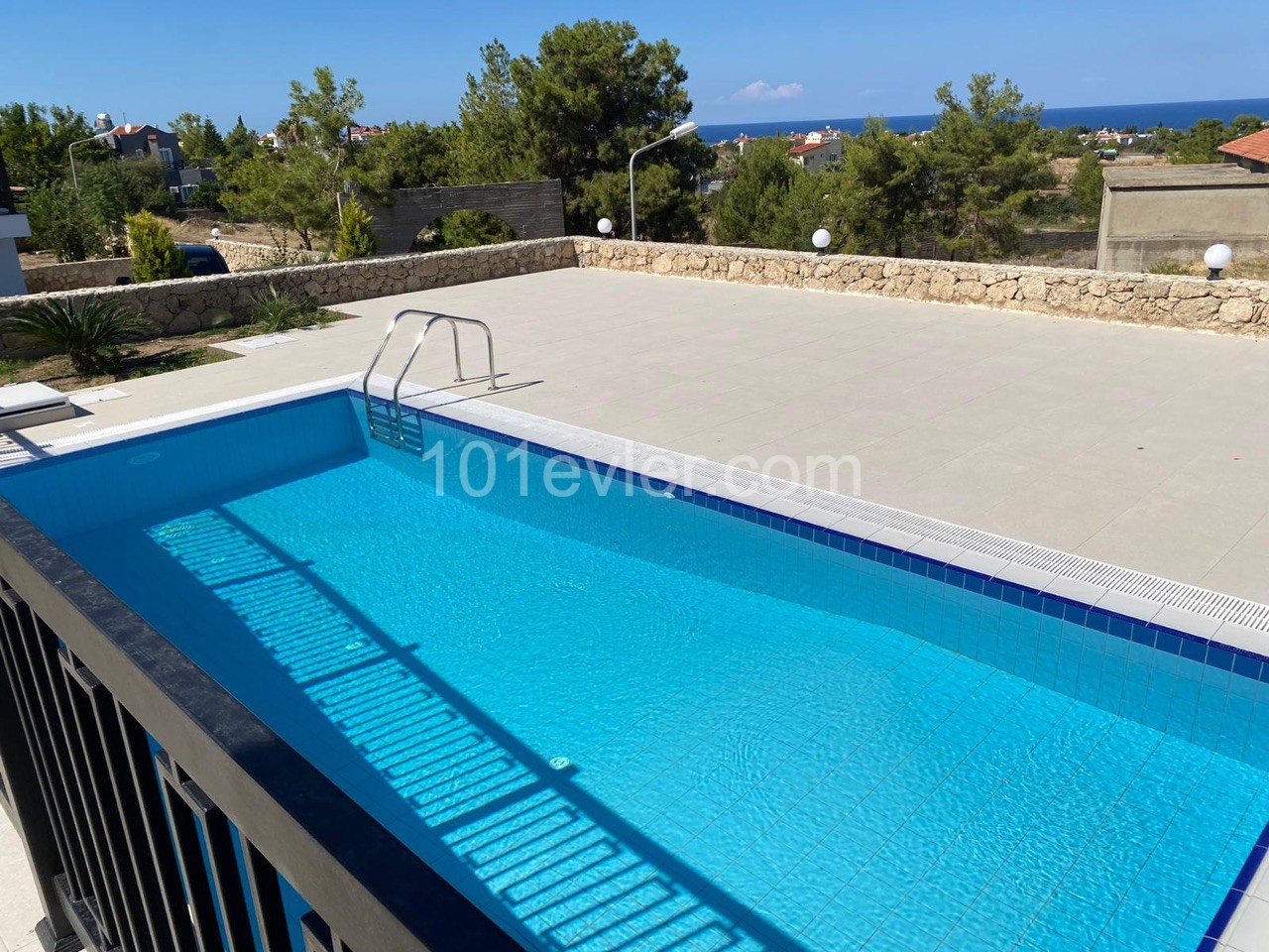 Villa for Rent with Sea View Pool in Çatalköy ** 