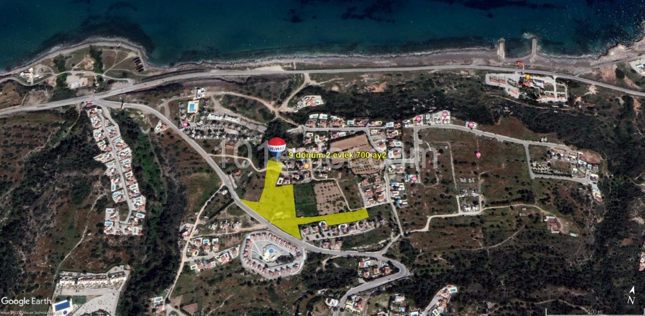 *Sole Agency* 12778 m2 Sea View Land for sale in Esentepe