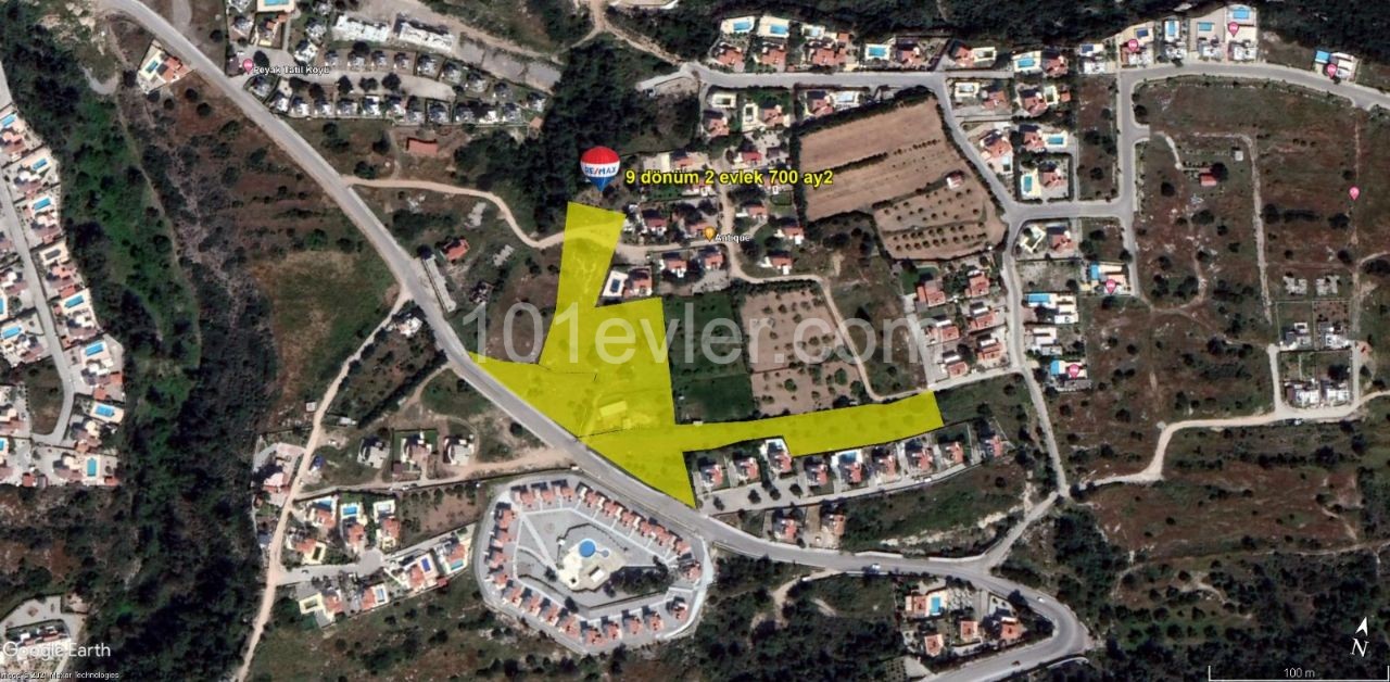 *Sole Agency* 12778 m2 Sea View Land for sale in Esentepe