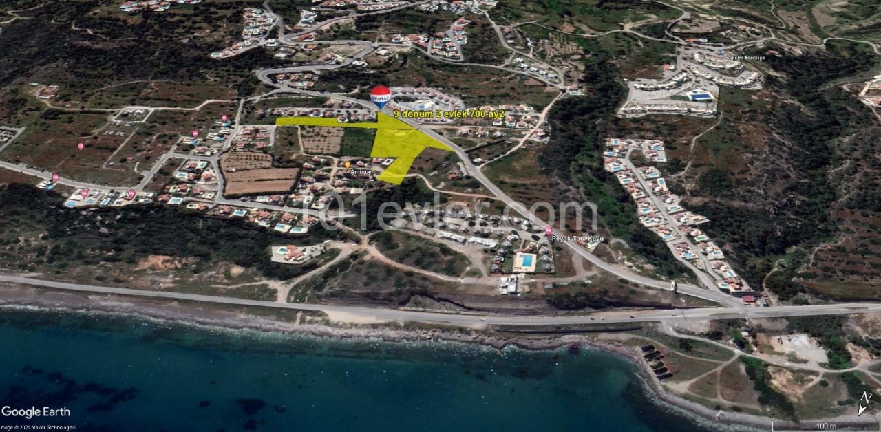 *Sole Agency* 12778 m2 Sea View Land for sale in Esentepe