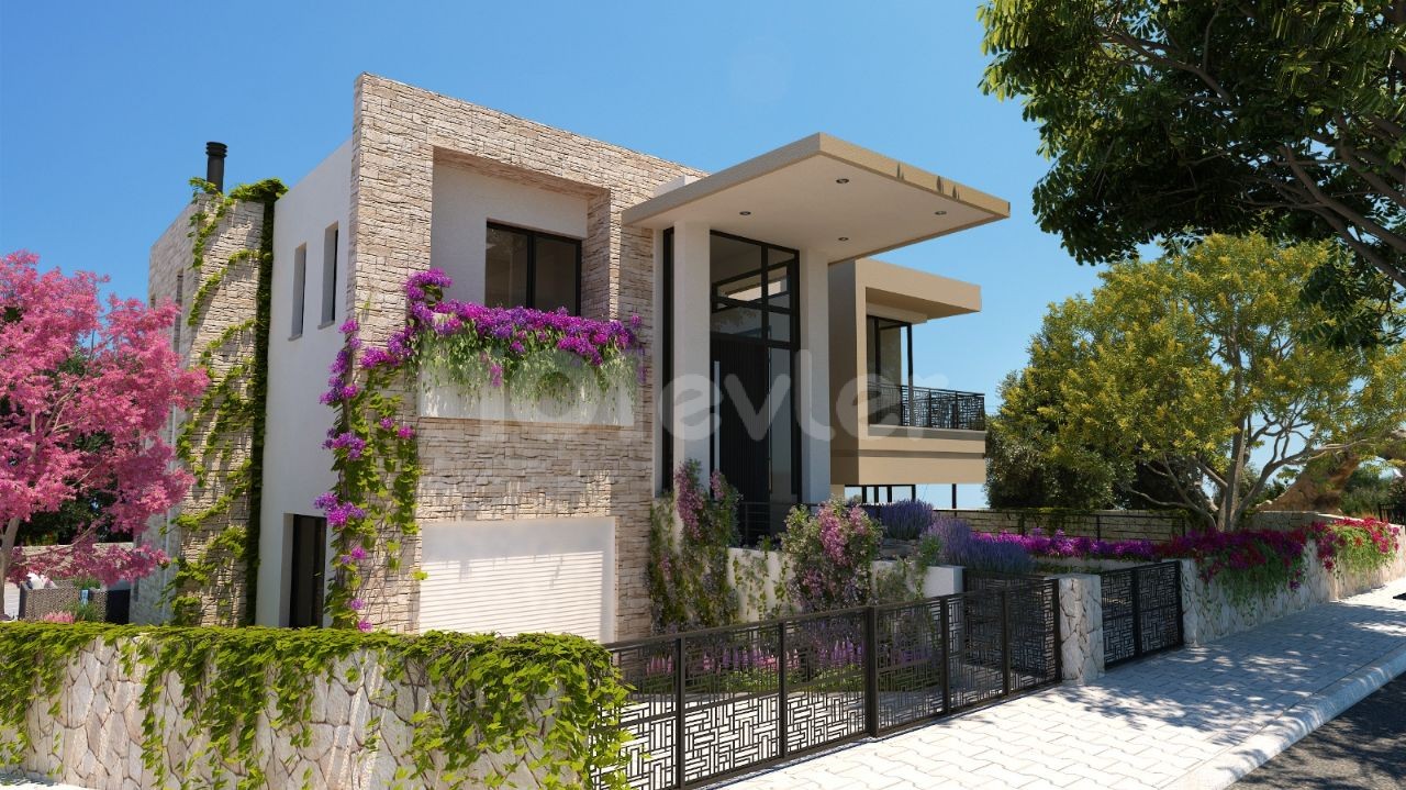 Girne Zeytinlik'te  Türk Malı Havuzlu  3+1 Satılık Villa