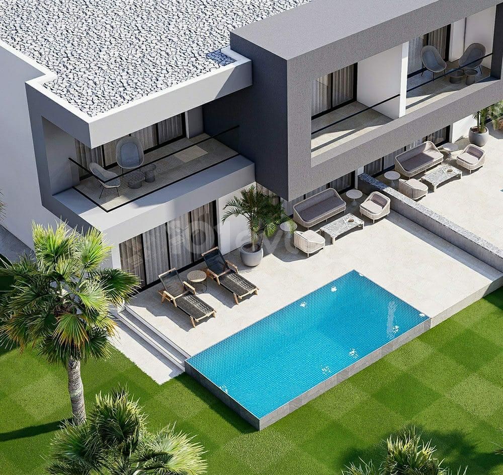 3+1 Duplex-Doppelhaushälfte in Yeniboğaziçi, Famagusta