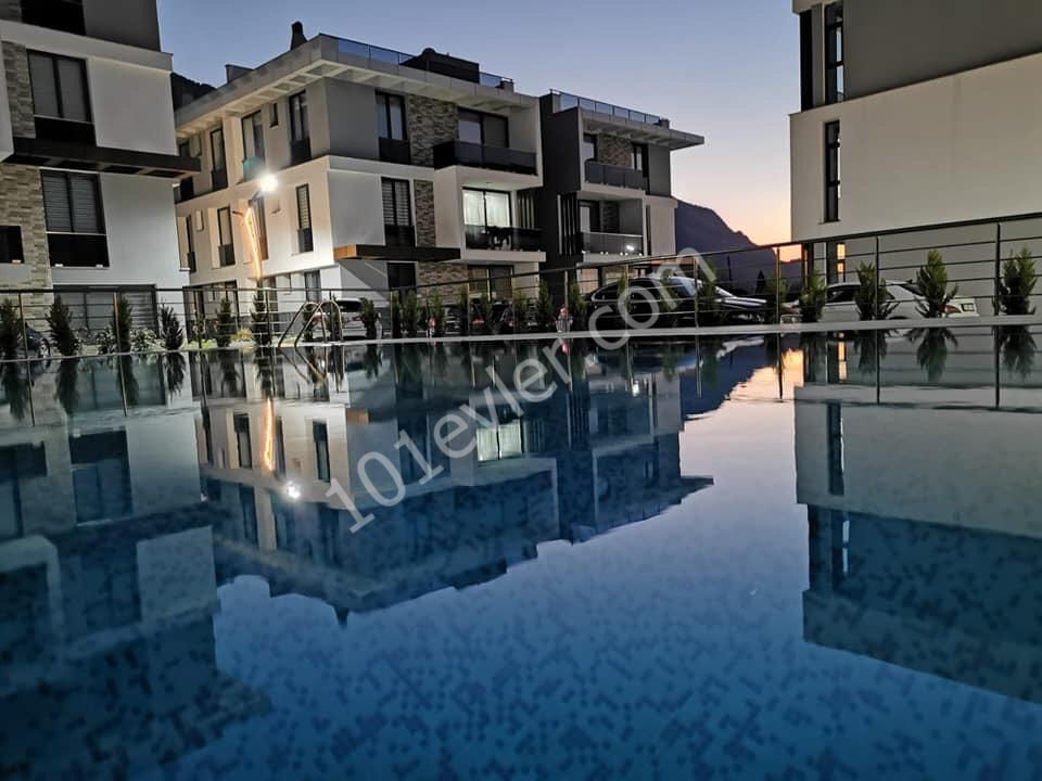 Cyprus Kyrenia District Lapta at 1+ 1 Apartment for Sale  