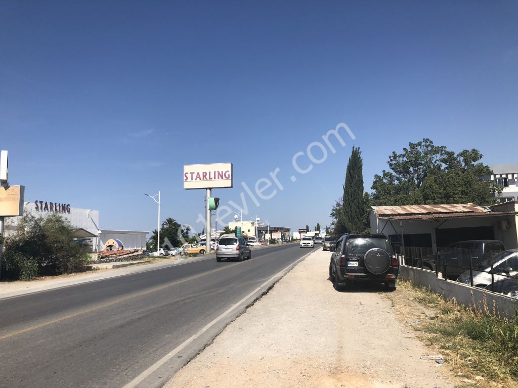 GİRNE ALSANCAK TA 741 M2 ANA CADDE ÜZEİNDE  128.000 STG SATILIK ARSA