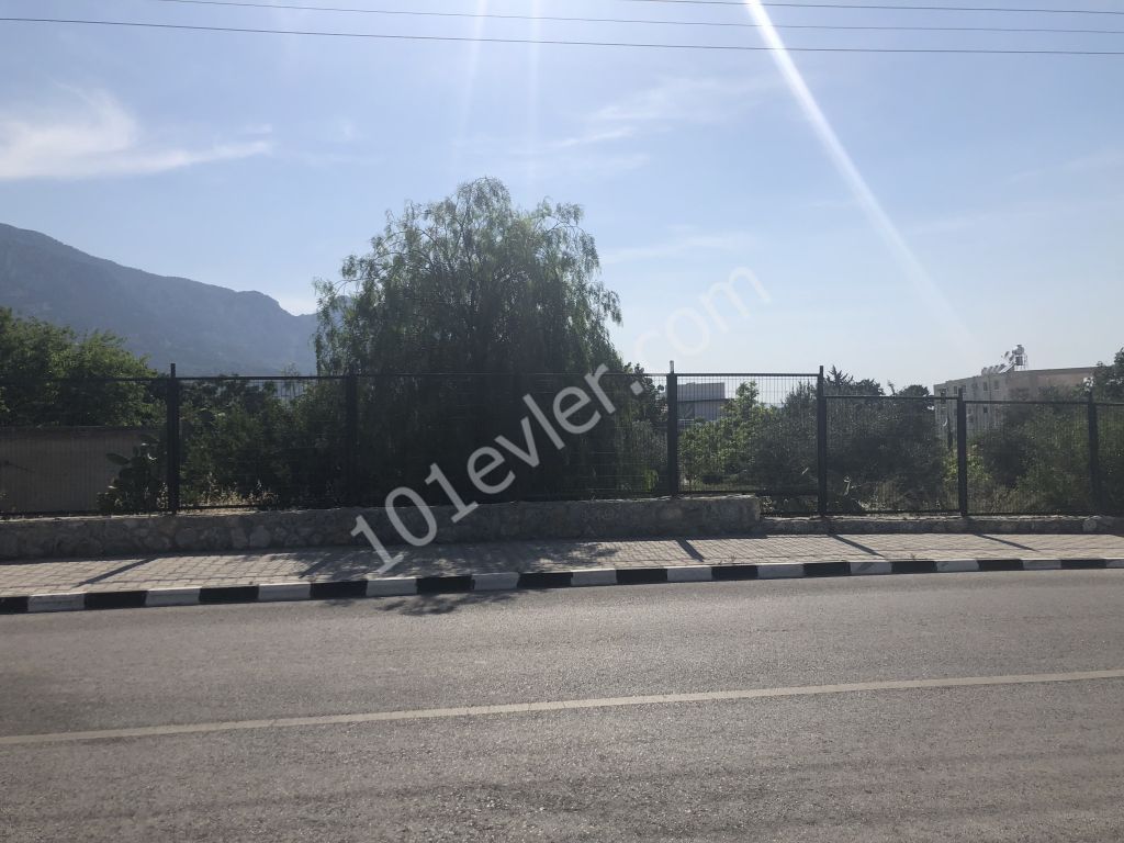 GİRNE ALSANCAK TA 741 M2 ANA CADDE ÜZEİNDE  128.000 STG SATILIK ARSA