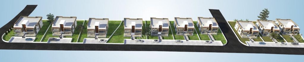 2+1 flats in Cyprus Girne Alsancak with modern design large terrace and garden use.