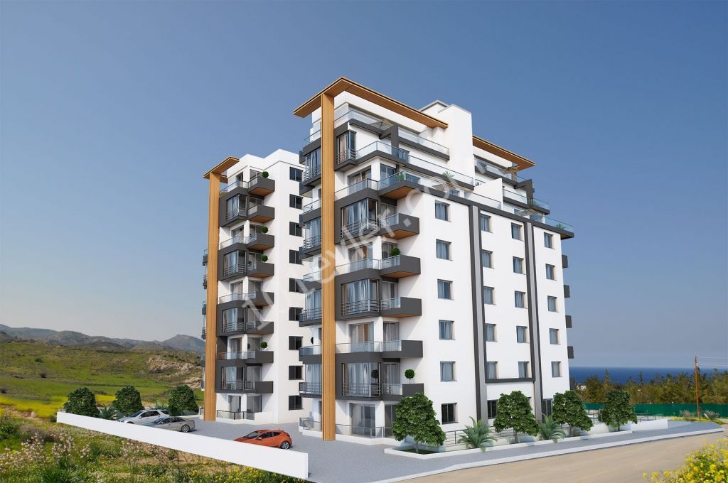 Lefke de Türk Tapulu Deniz Manzaralı Satılık Blok Apartman