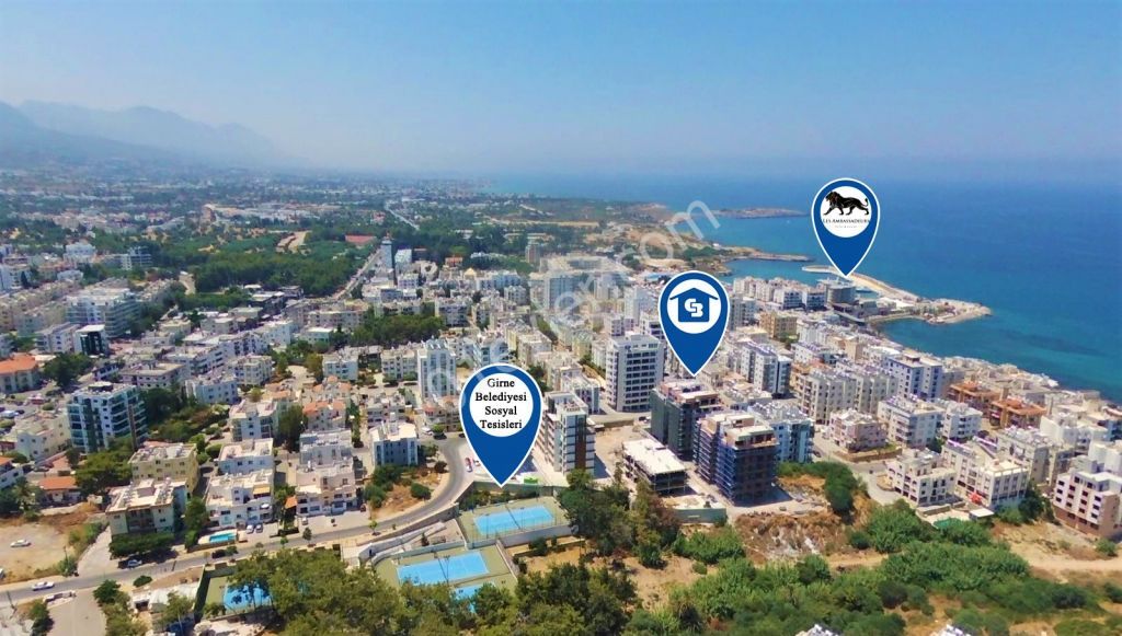 Girne’nin en geniş 1+1’leri bankasız, kefilsiz, faizsiz 53.900 STG’den satışta!