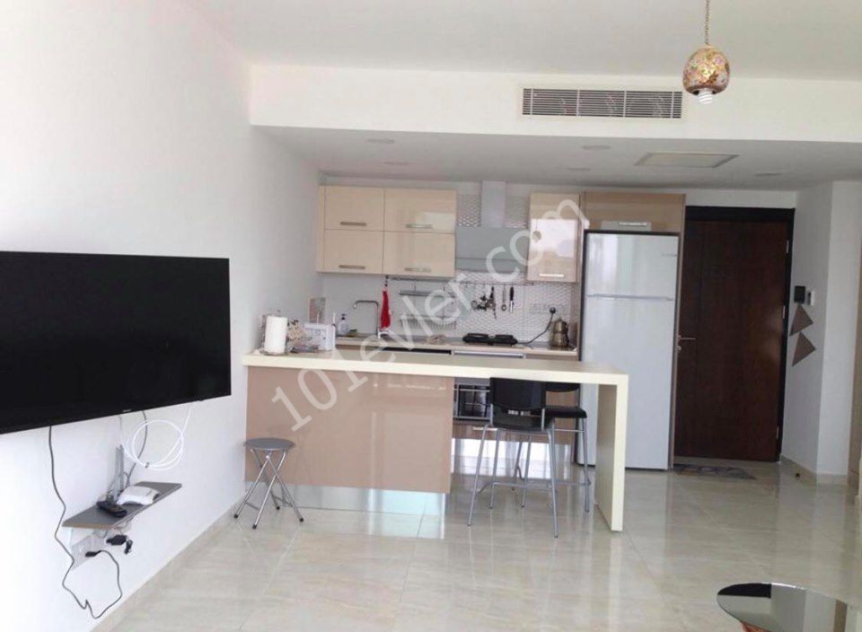 1+1 FURNISHED APARTMENT WITH SEA VIEW IN THE CENTER OF KYRENIA ** 