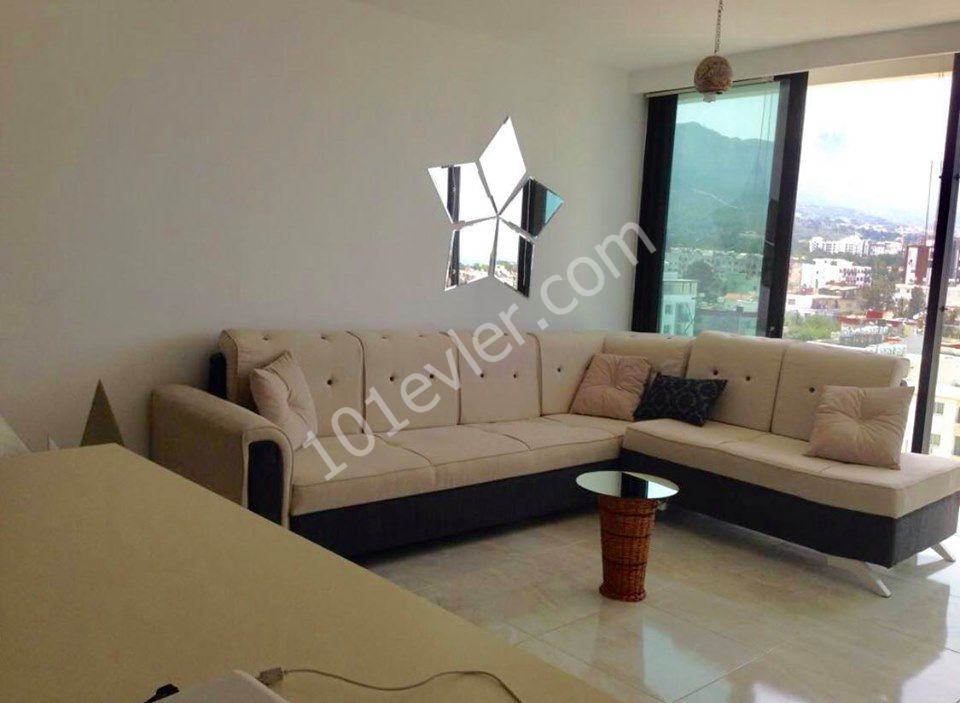 1+1 FURNISHED APARTMENT WITH SEA VIEW IN THE CENTER OF KYRENIA ** 