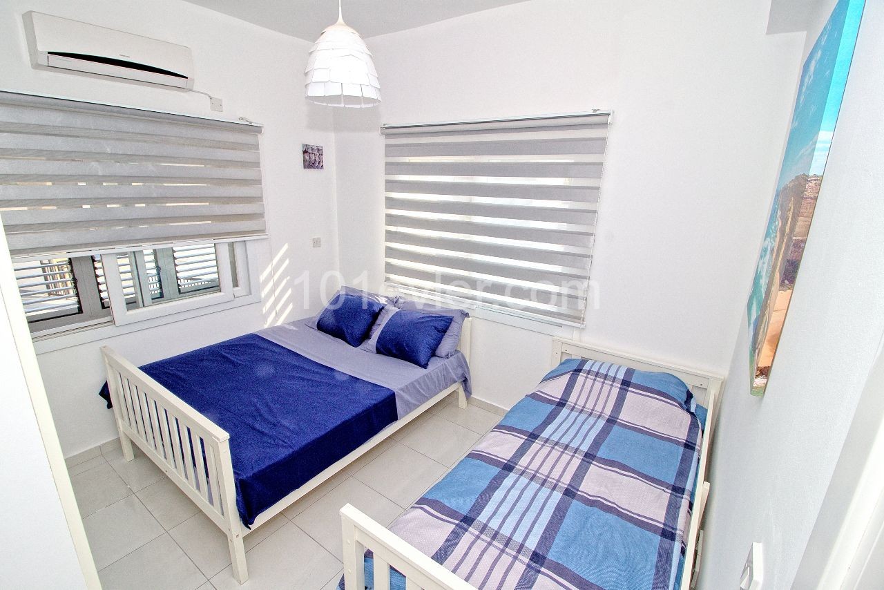 Kıbrıs Girne Alsancak Escape  Sitesinde Satılık 1+1 Deniz Manzaralı Daire