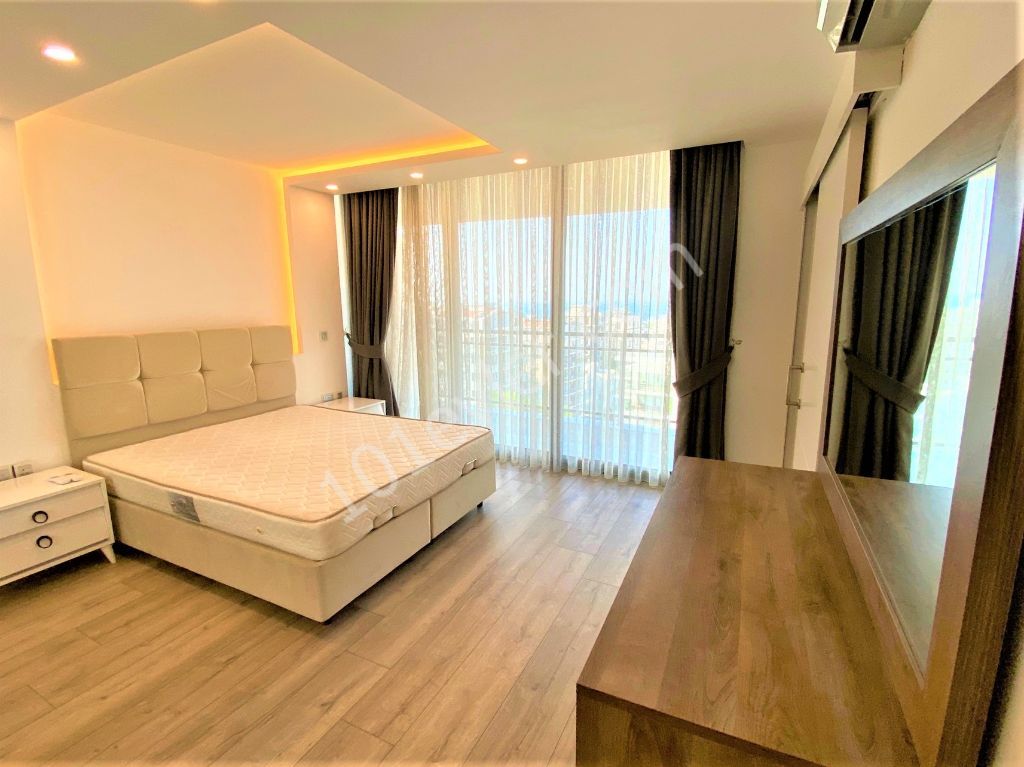 3+1 Residence Wohnung zur Miete mit Meerblick und Bergblick im Zentrum von Kyrenia ** 