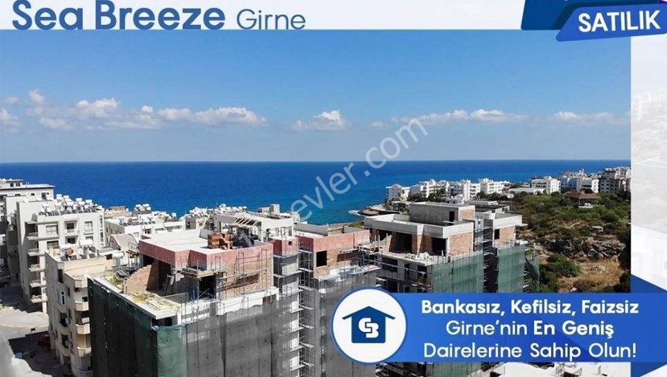 GİRNE MERKEZDE BANKASIZ KEFİLSİZ FAİZSİZ 3+1 DENİZ MANZARALI DAİRE