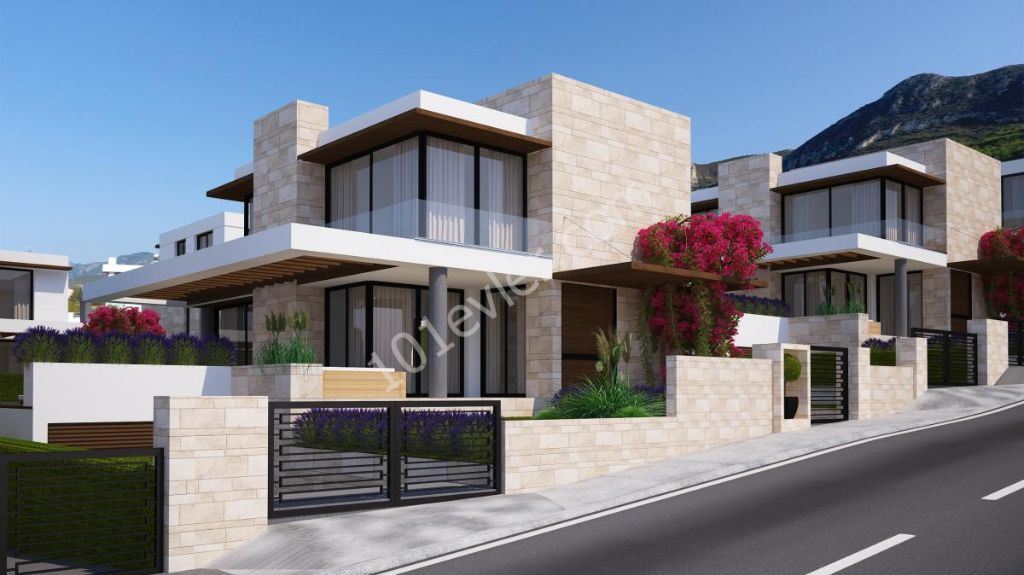 3 Bedrooms Luxury Villas with Basement For Sale in Kyrenia City Center