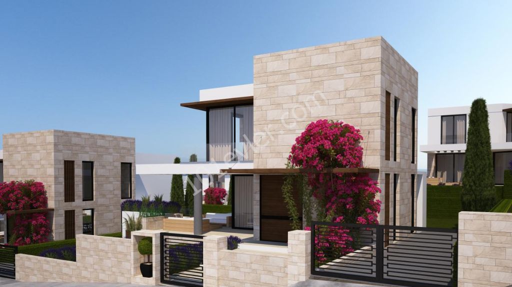 3 Bedrooms Luxury Villas with Basement For Sale in Kyrenia City Center