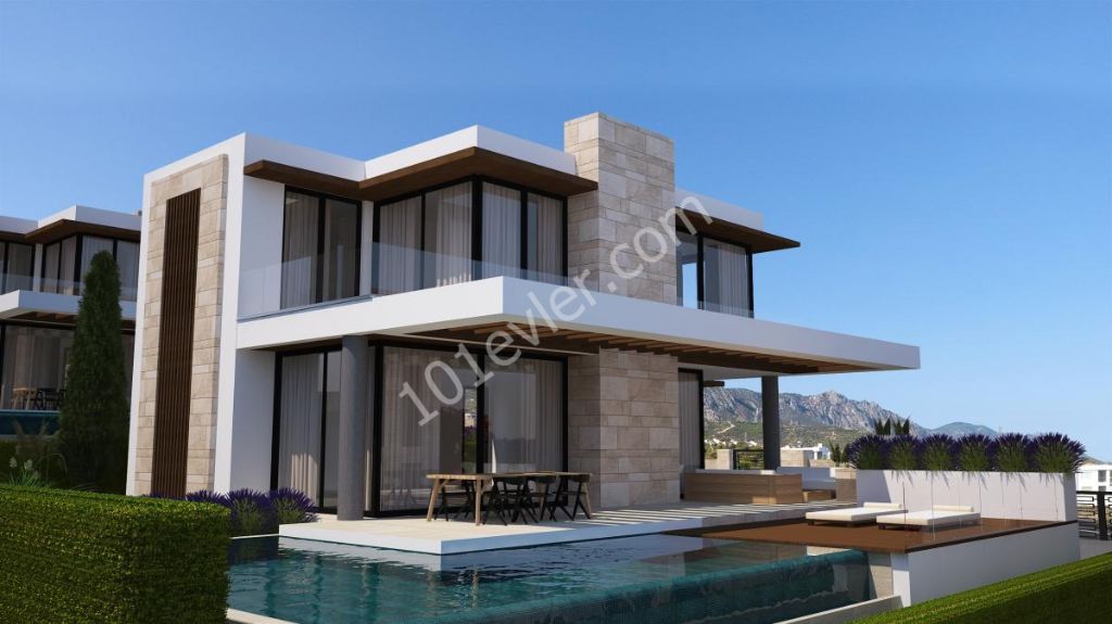 3 Bedrooms Luxury Villas with Basement For Sale in Kyrenia City Center