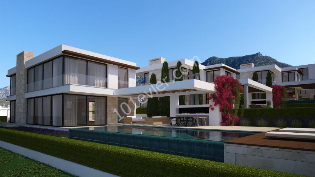 3 Bedrooms Luxury Villas with Basement For Sale in Kyrenia City Center