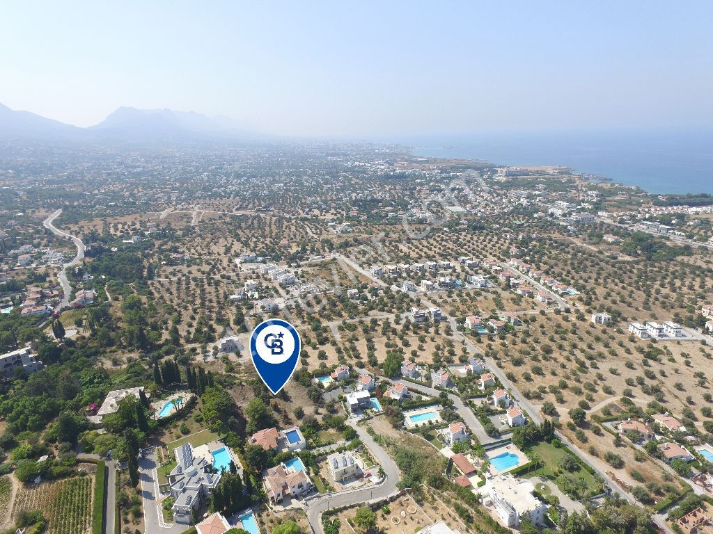  NORTH CYPRUS KYRENİA ÇATALKOY  Land For Sale With Magnificent Sea And Mountain Views
