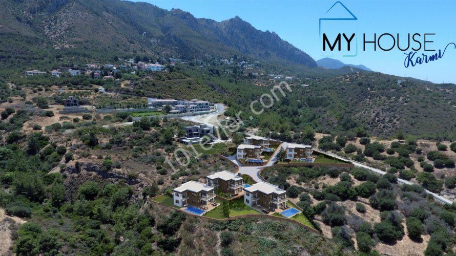 Luxury Villas for Sale with a Private Swimming Pool 4+1, 5x10 with Unobstructed Sea Views in Kyrenia, Cyprus ** 