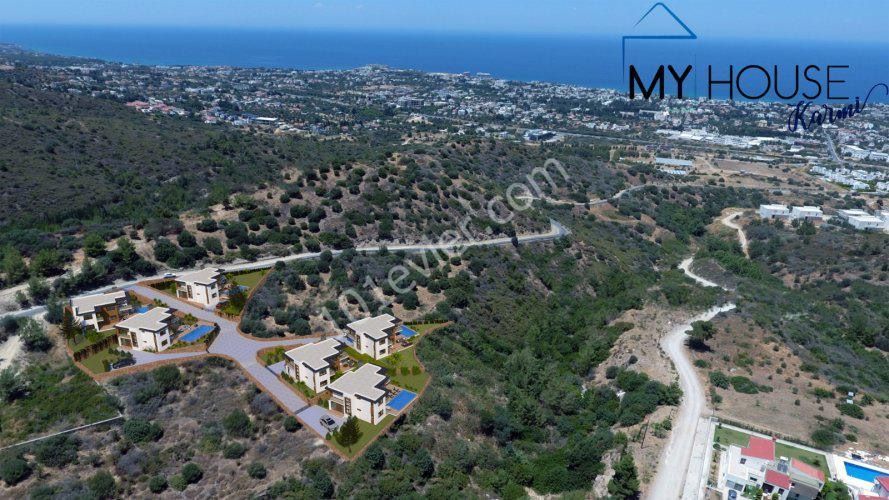 Luxury Villas for Sale with a Private Swimming Pool 4+1, 5x10 with Unobstructed Sea Views in Kyrenia, Cyprus ** 