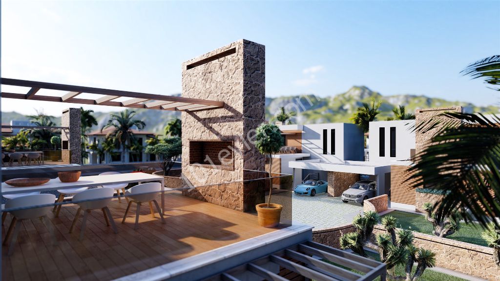 Modern Luxury Villas for Sale in Kyrenia, Cyprus, Made in Turkish, Built with Quality Materials and Workmanship ** 
