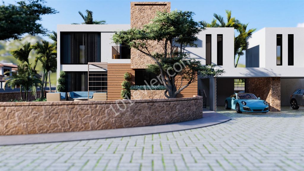 Modern Luxury Villas for Sale in Kyrenia, Cyprus, Made in Turkish, Built with Quality Materials and Workmanship ** 