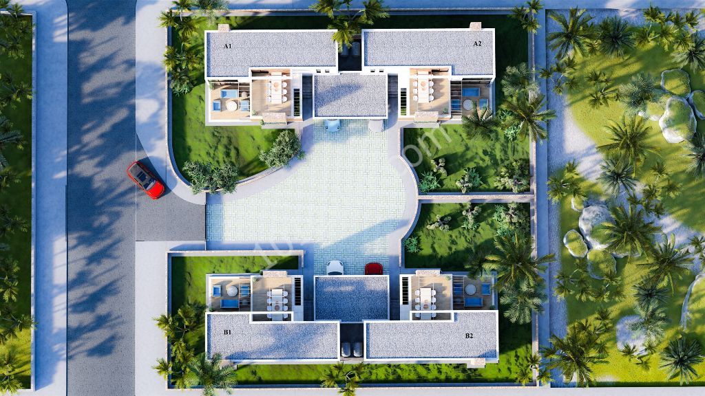 Modern Luxury Villas for Sale in Kyrenia, Cyprus, Made in Turkish, Built with Quality Materials and Workmanship ** 