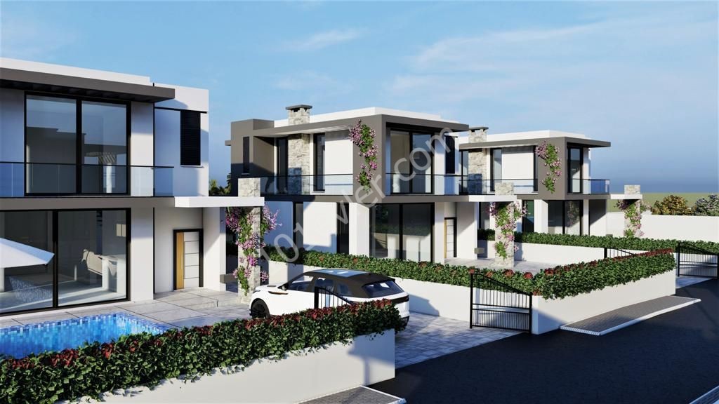 Enjoy the Comfort of Kyrenia Karaoglanoglu.. 4+1 Luxury Villas for Sale ** 