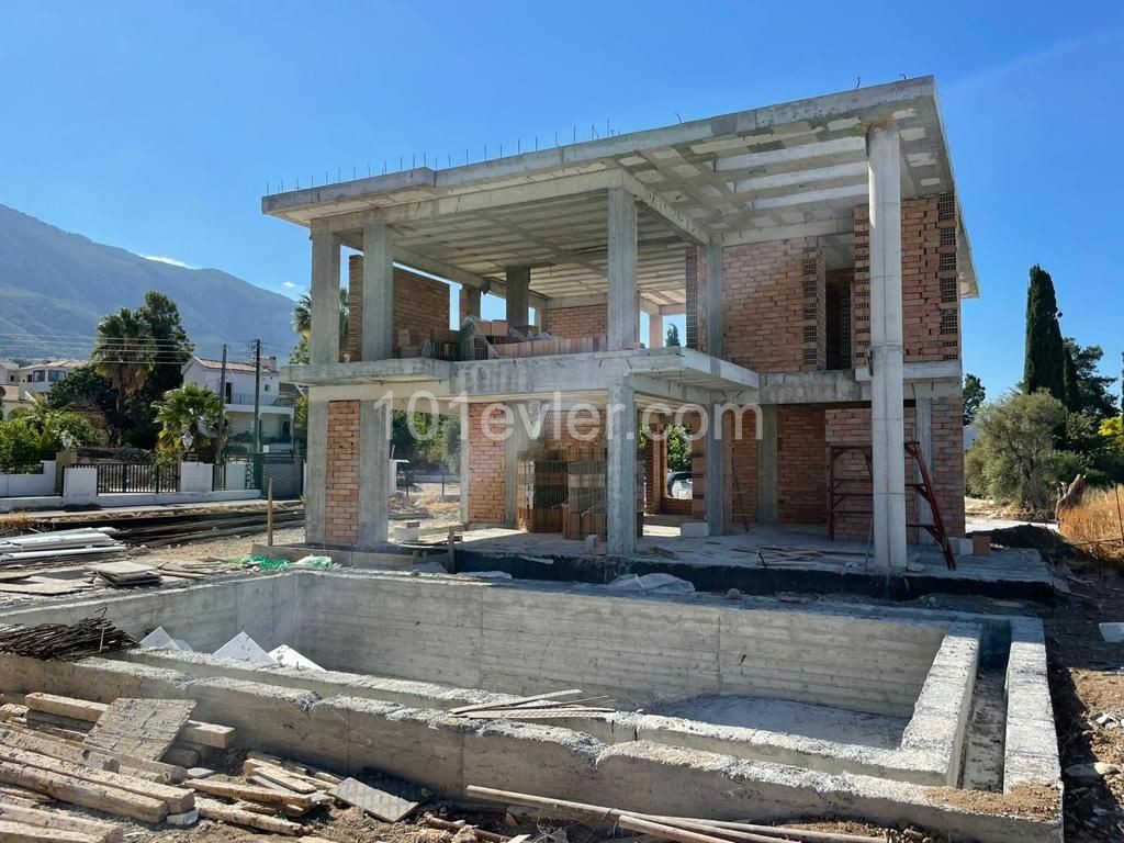 4+1 Luxury Villa with Swimming Pool for Sale in Ozankoy Kyrenia Cyprus 