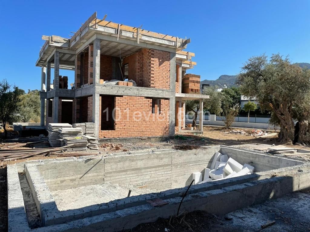 4+1 Luxury Villa with Swimming Pool for Sale in Ozankoy Kyrenia Cyprus 