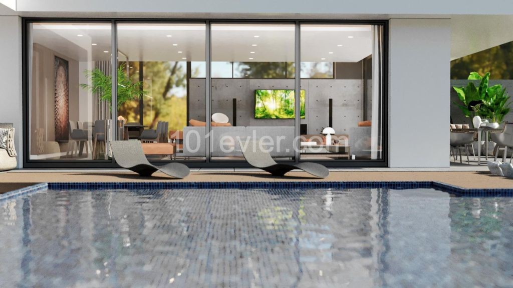 3+1 Elegant Villa with Private Swimming Pool in Alsancak Kyrenia Cyprus