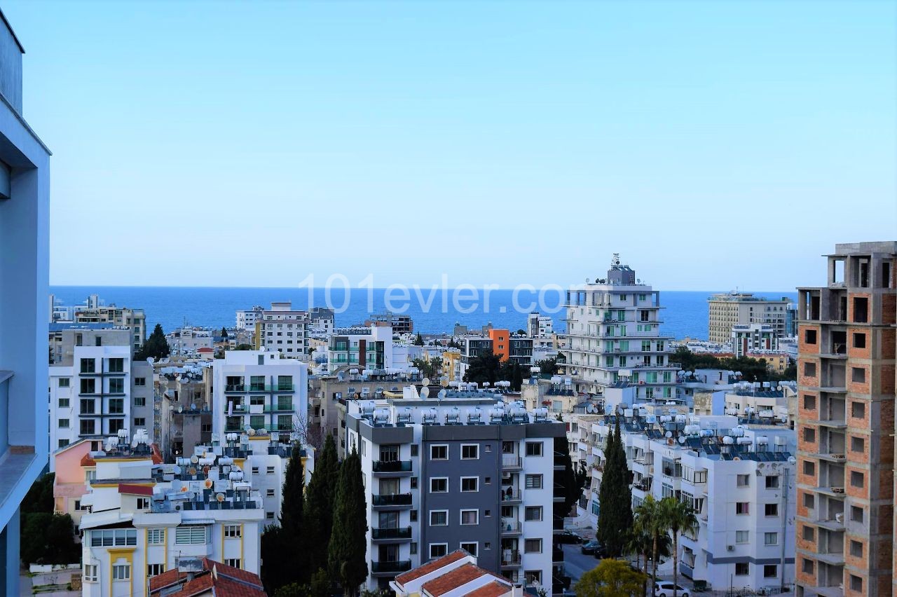 3+1 Penthouse within Secured Complex with Swimming Pool for Rent in Kyrenia Center Cyprus 