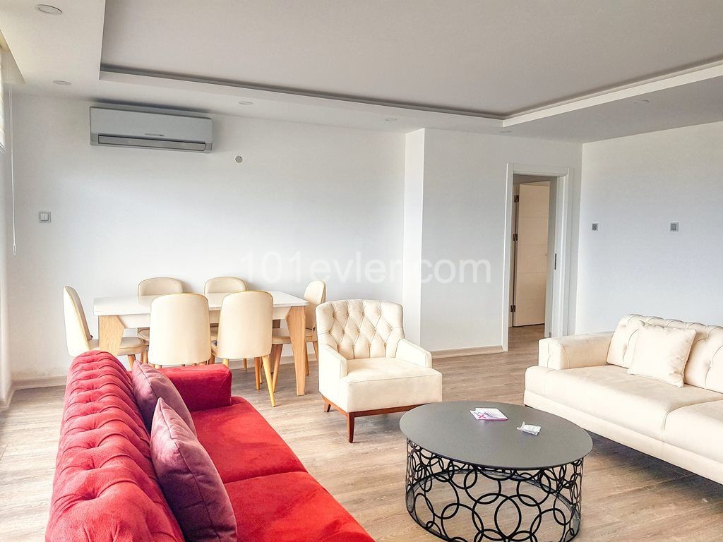 3+1 Luxury Apartment for Sale with Sea View on the Most Beautiful Living Site of Kyrenia ** 