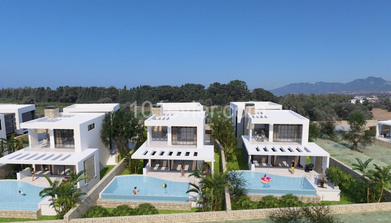 3+1 Villa with a Swimming  Pool in Catalkoy Kyrenia 