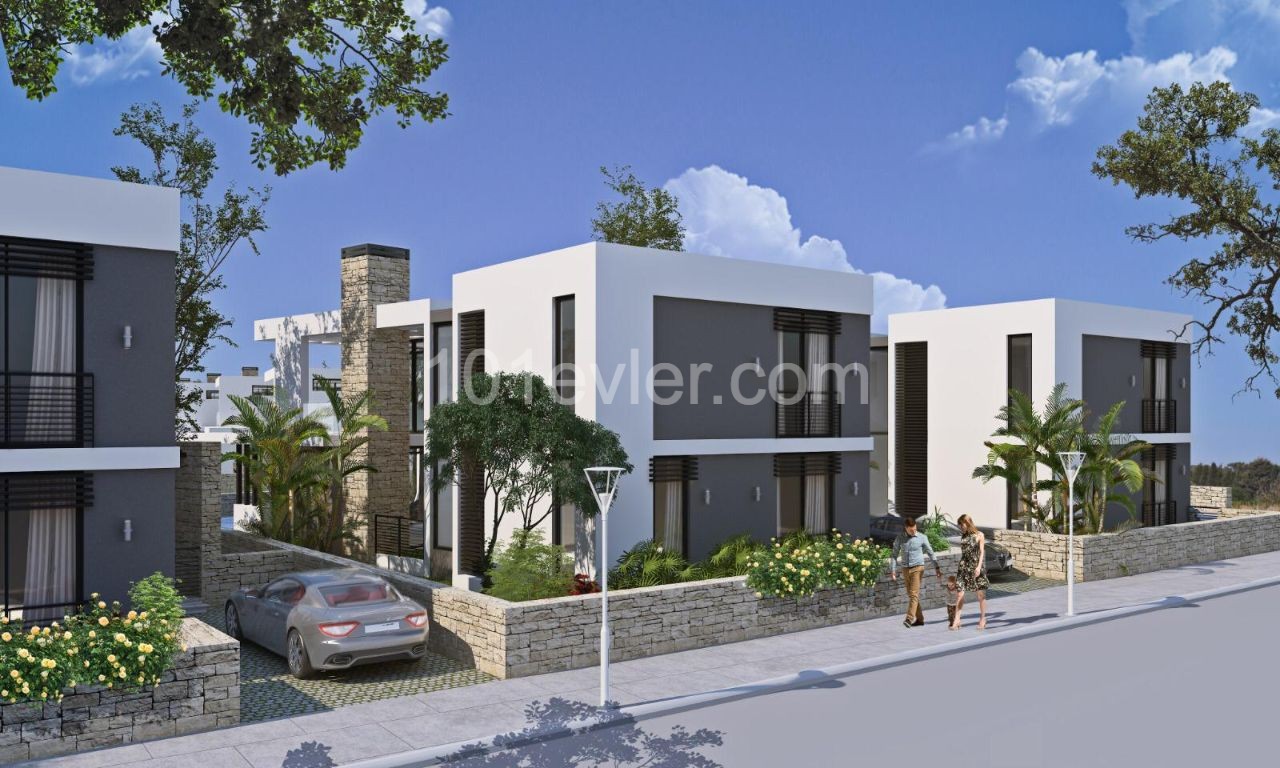 3+1 Villa with a Swimming  Pool in Catalkoy Kyrenia 