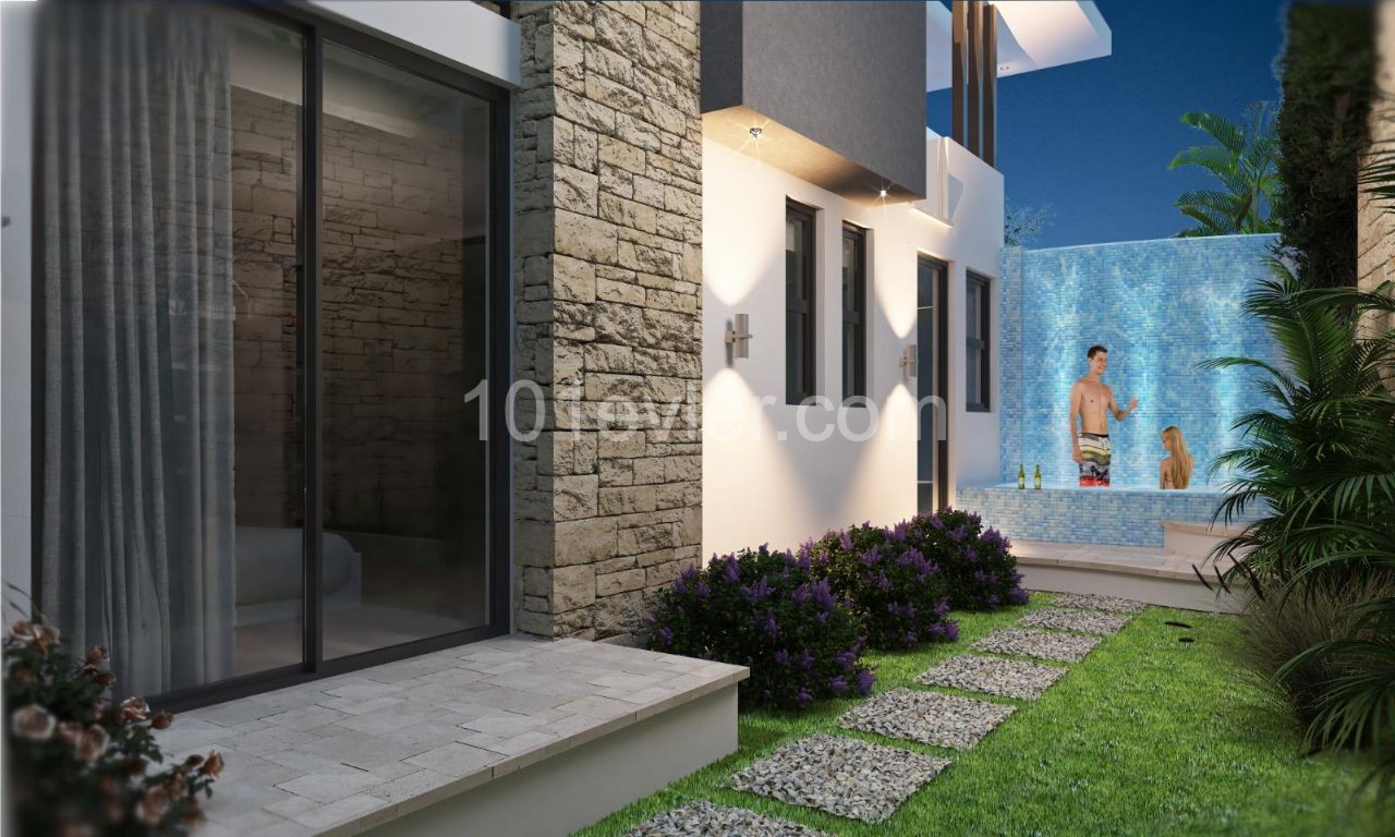 3+1 Villa with a Swimming  Pool in Catalkoy Kyrenia 