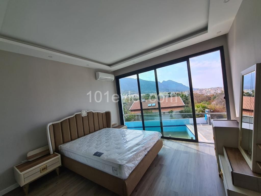 3+1 Modern Villa for Sale in Alsancak Kyrenia Northern Cyprus