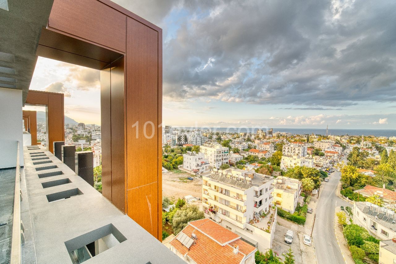 3+1 Dublex Penthouse with a Rooftop Swimming Pool and Panoramic view in Kyrenia Center Northern Cyprus 