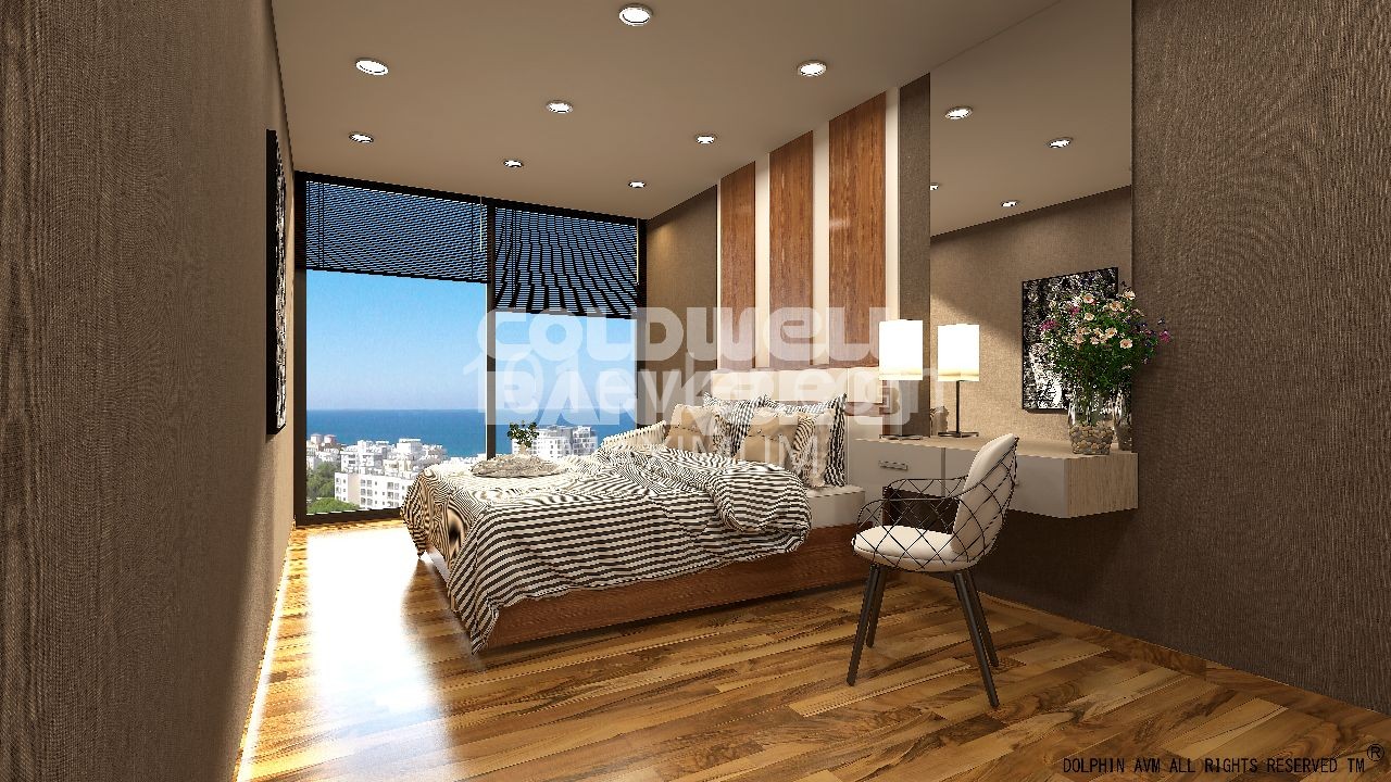 2 + 1 Apartments for Sale in the AVM Residence Project in the Center of Kyrenia, Cyprus ** 