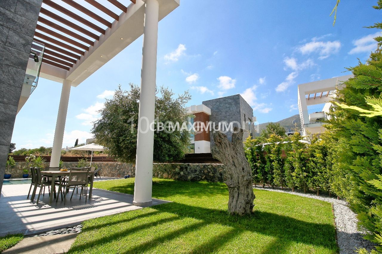 Special Design 3+1 Detached Villa for Sale in Ozanköy, Kyrenia, Cyprus with Turkish Title, Private Pool, Large Garden