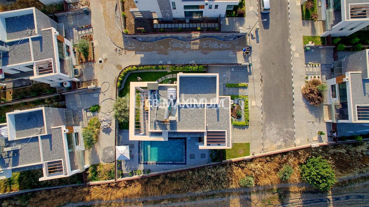 Special Design 3+1 Detached Villa for Sale in Ozanköy, Kyrenia, Cyprus with Turkish Title, Private Pool, Large Garden